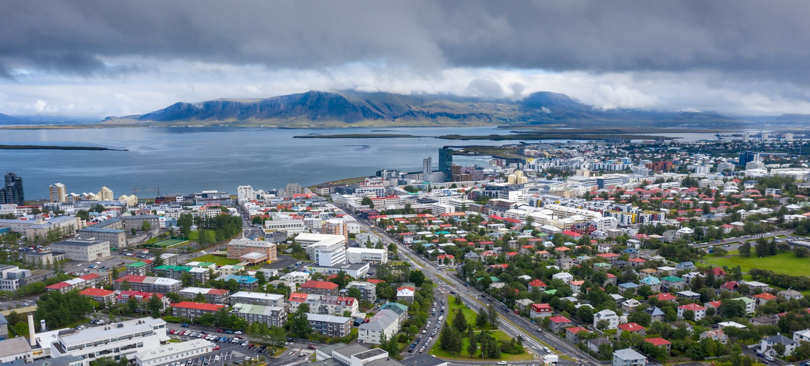 Iceland cityscape