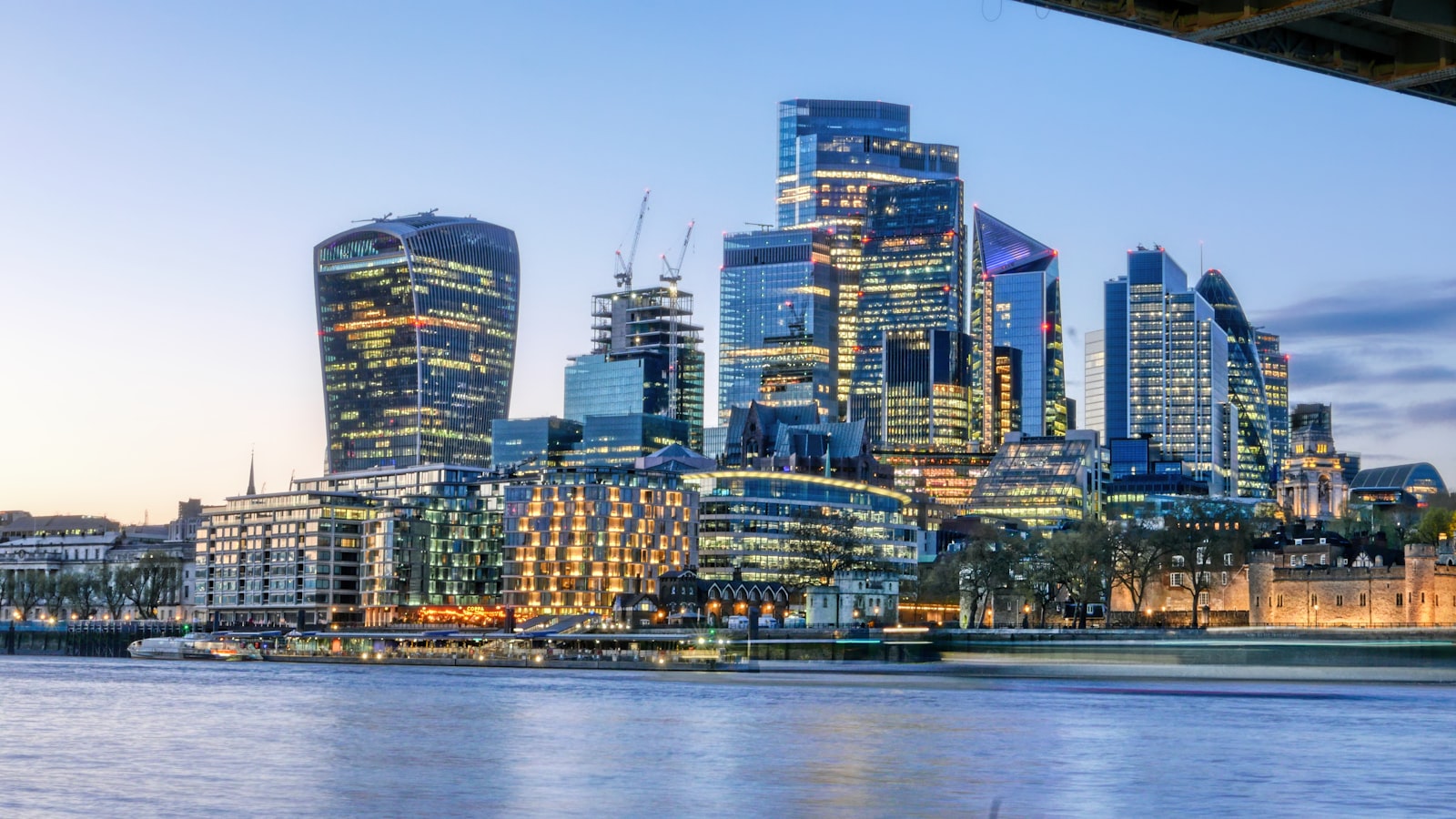 United Kingdom cityscape